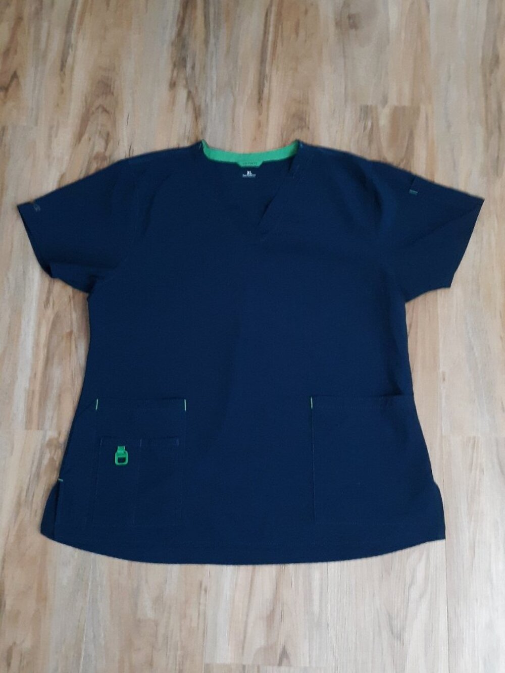 Carhartt Force Cross Flex Scrub Top XL Navy Blue